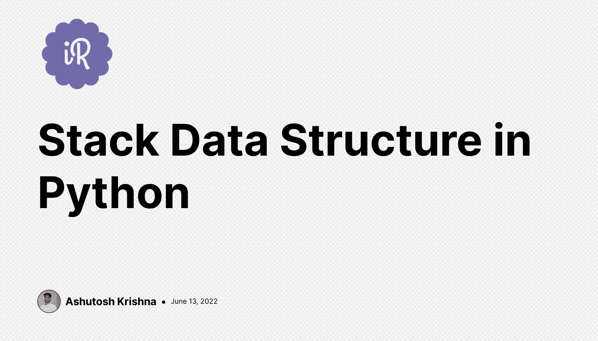Stack Data Structure in Python