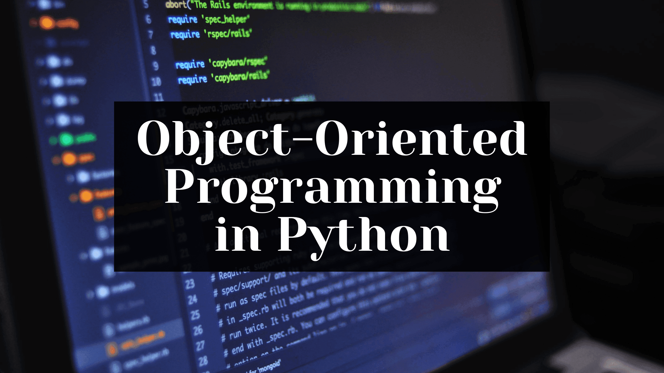 Object-Oriented Programming in Python